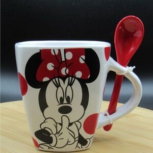 Disney Minnie Mouse Mug with Red Accents